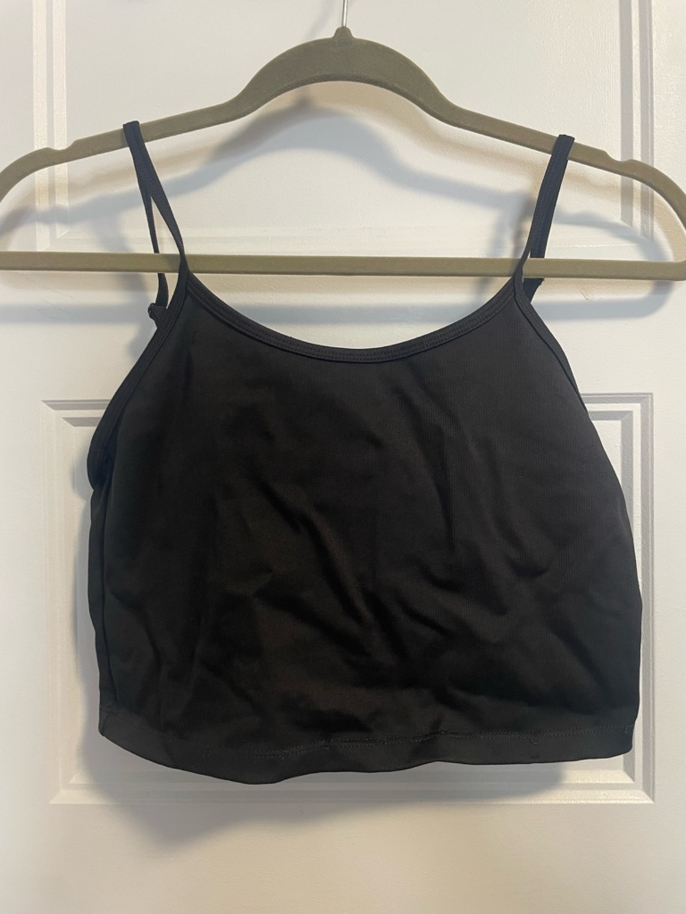 Women's Black Workout Top